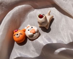 Bunny Clay Charm