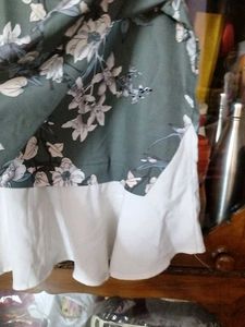 Floral Print Layered Top