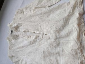 Boho Vintage White Blouse