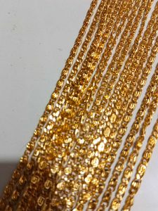Gold plated chain set of 9