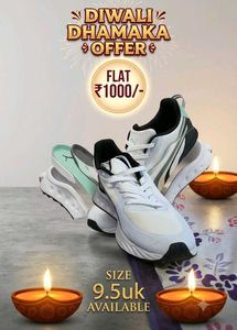 Stylish White & Black Sneakers