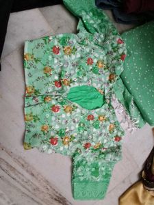 Floral Print Designer Blouse and saree