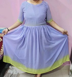 women anarkali kurta