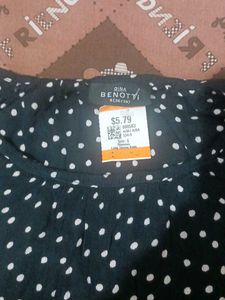Classic Polka Dot oversized Top