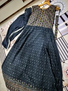 Price Drop on Grey Ethnic Gown