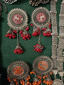 Oxidized Silver Jewelry Set
