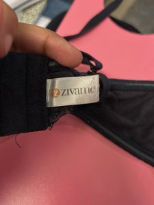 Black Strapless Padded Bra