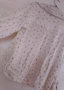 Chic Printed Button-Up Shirt