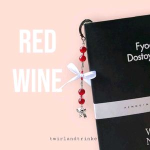red pink bookmark