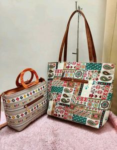 😱. Jaipuri leather Rajasthani bag pack of_  2  pi