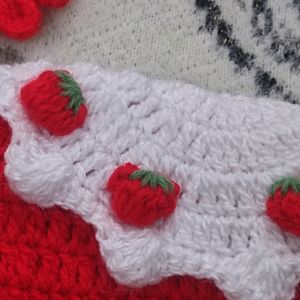Crochet Strawberry Wallet 👛