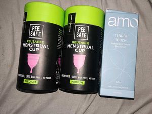 Pee Safe Menstrual Cup + Intimate Serum