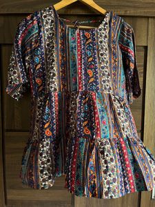 Indowestern printed tunic