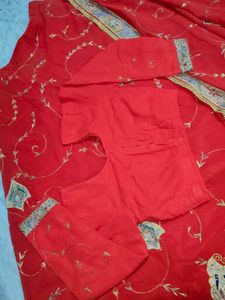 hand work Red Lehnga 3 Piece Set