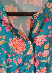 Bohemian Floral Print Kurta