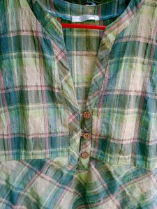 Green Plaid Dress