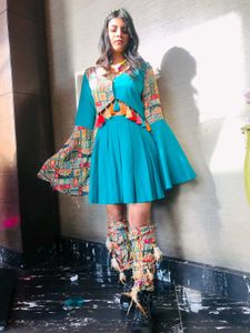 Bohemian Style Dress *FREE Headband &amp; Bootcovers*
