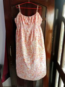 Floral Cotton Midi Dress by H&amp;M