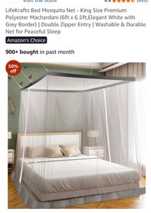 King Size Mosquito Net for Bed