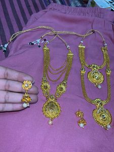 Elegant Gold-Plated Necklace Set