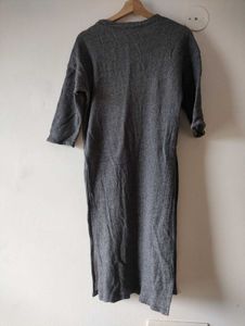 3/4th Sleeve Kurta For Women, Grey, 38inch