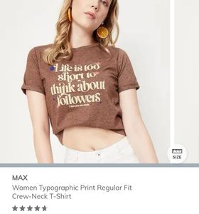 MAX Women's Graphic Print T-Shirt