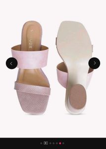 Vishudh Mauve Heeled Sandals