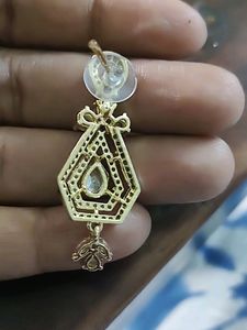 Sparkling Teardrop Dangle Earrings