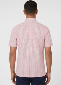 PAUL SMIT STRIPED SHORT-SLEEVE COTTON SHIR