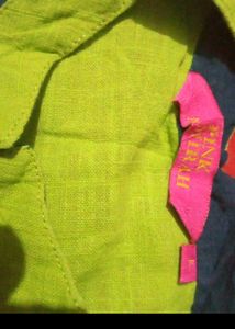 Green Cotton Kurti Like New