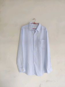 Light Blue Classic Fit Button-Up Shirt