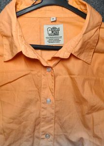 Dip-Dye Button-Up Shirt