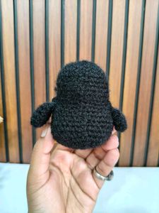 Handmade Crochet Penguin Toy