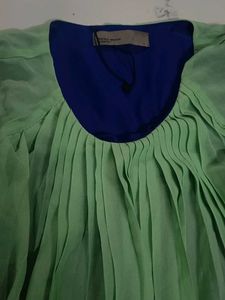 Ombre Pleated Maxi Dress