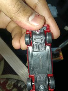 Red Diecast Pickup Truck Toy