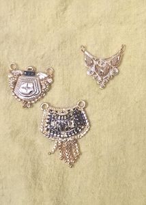 Vintage Gold Pendants Set