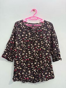 Floral Print Blouse