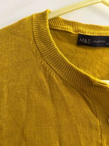 Mustard Yellow Cardigan