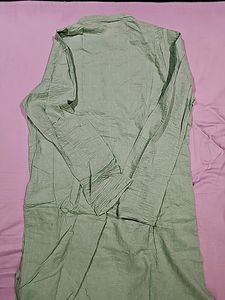 Green Stitchwork Kurta