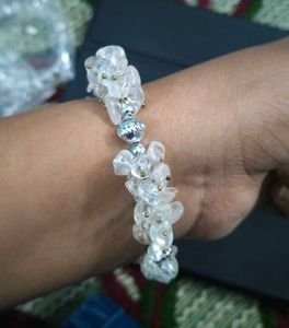 Sphatik Gemstone Crystal Bracelet