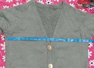 Fluffy Cozy Grey Cardigan