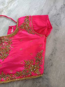 Vibrant Ethnic Lehenga Choli Set 2 blouses