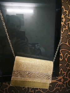 Golden Sling Bag
