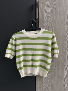 Striped Short Sleeve Top