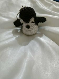 Cute Crochet Penguin Keychain