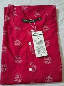 Avaasa Rose pink  Printed Kurta size available