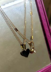Heart Pendant Necklace Set