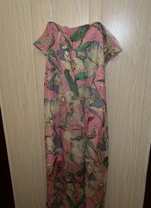 Flowy Floral Print Dress