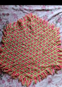 Retro Crochet Starburst Table Runner