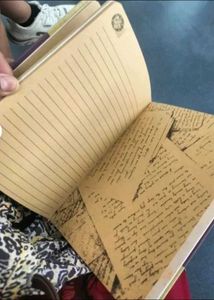 Vintage Style Lined Notebook